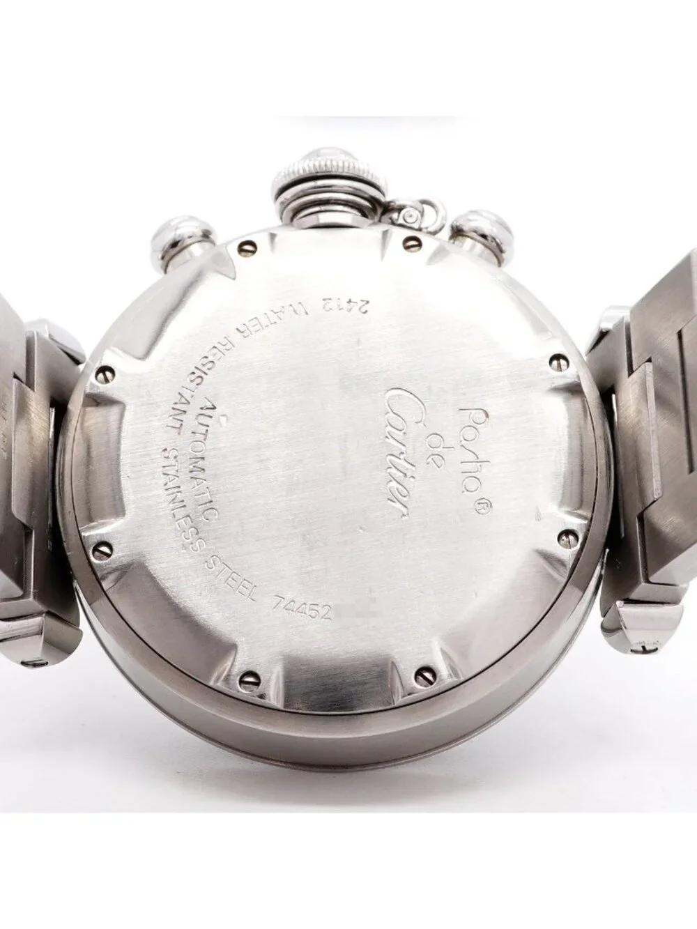 Cartier Pasha C Chronograph White Dial Watch